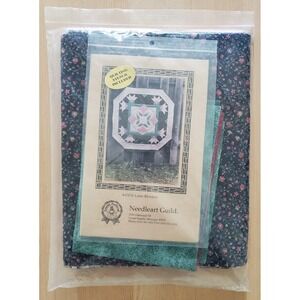 Lotus Blossom Quilt Kit with Stencil, Pattern + Fabric Vintage Keepsake Quilting